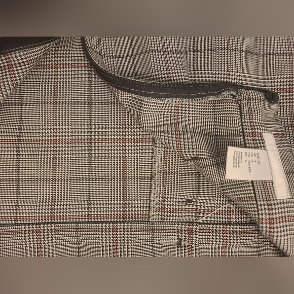 H&M Midi Button Skirt Plaid Size 6 Skirt - Picture 4 of 5